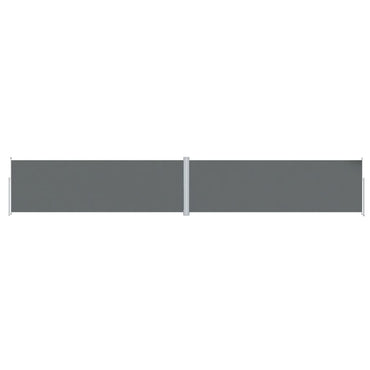 Store latéral rétractable vidaXL anthracite 200x1200 cm