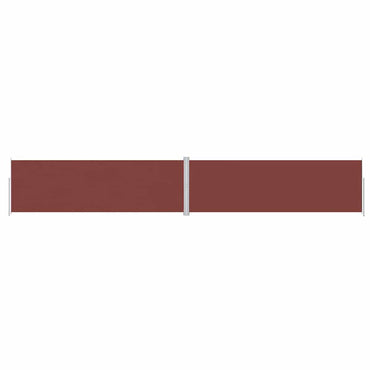 vidaXL Store latéral rétractable Marron 200x1200 cm