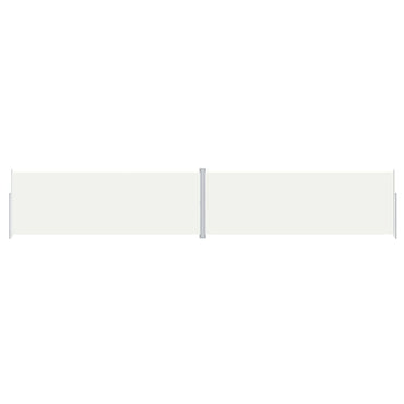 vidaXL Store latéral rétractable crème 220x1200 cm