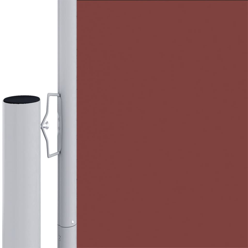 vidaXL Store latéral rétractable Marron 220x1200 cm