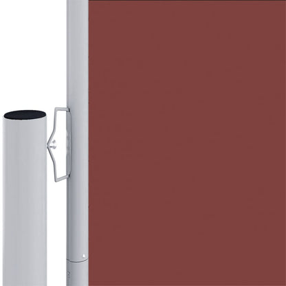 vidaXL Store latéral rétractable Marron 220x1200 cm