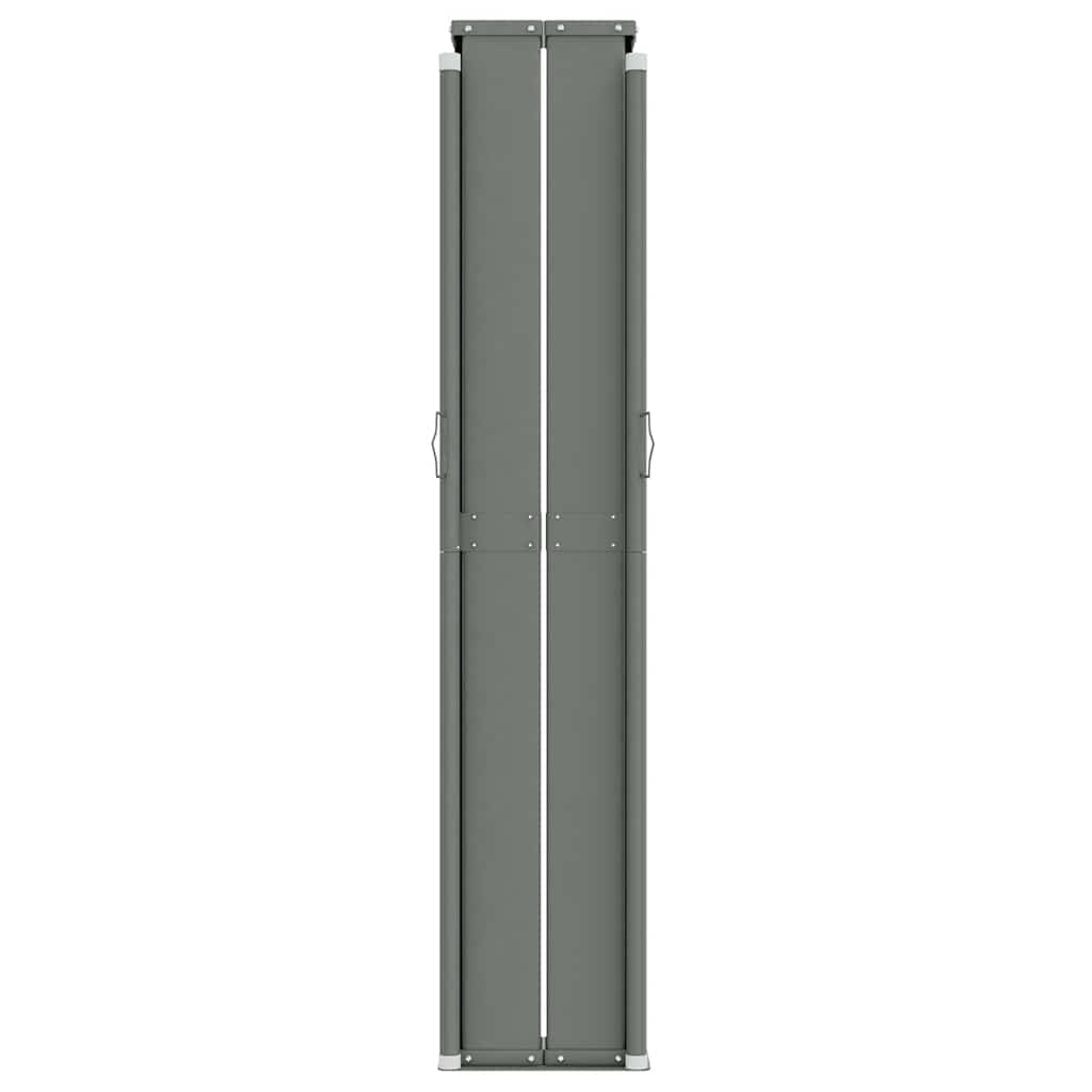 vidaXL Seitenmarkise Ausziehbar Rot 220x1200 cm