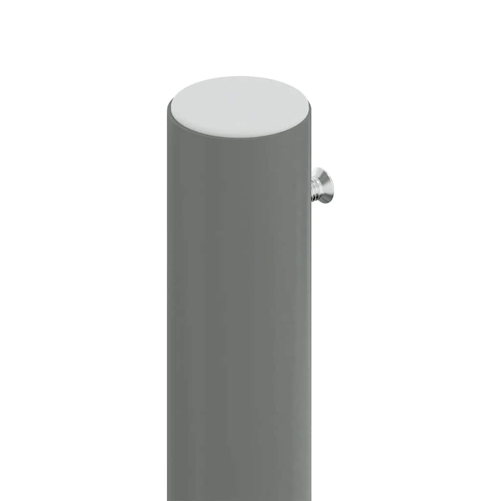 vidaXL Seitenmarkise Ausziehbar Rot 220x1200 cm