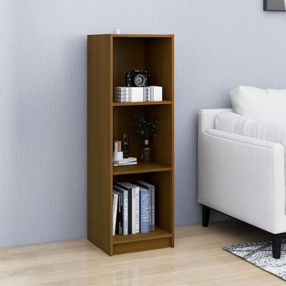 vidaXL Bücherregal/Raumteiler Honigbraun 40x30x199 Massivholz Kiefer