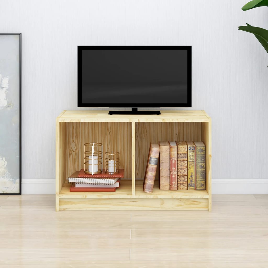 vidaXL Meuble TV 70x33x42 cm Bois de pin massif