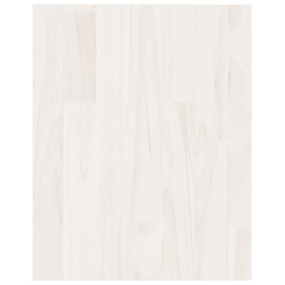vidaXL TV-Schrank Weiß 70x33x42 cm Massivholz Kiefer