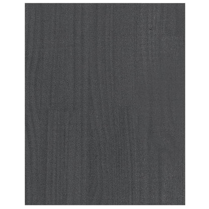 vidaXL Meuble TV gris 70x33x42 cm Bois de pin massif