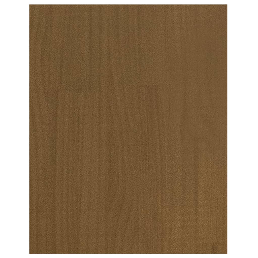 vidaXL Meuble TV marron miel 70x33x42 cm bois de pin massif