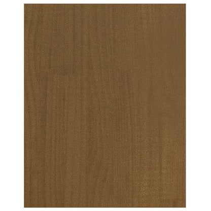 vidaXL Meuble TV marron miel 70x33x42 cm bois de pin massif