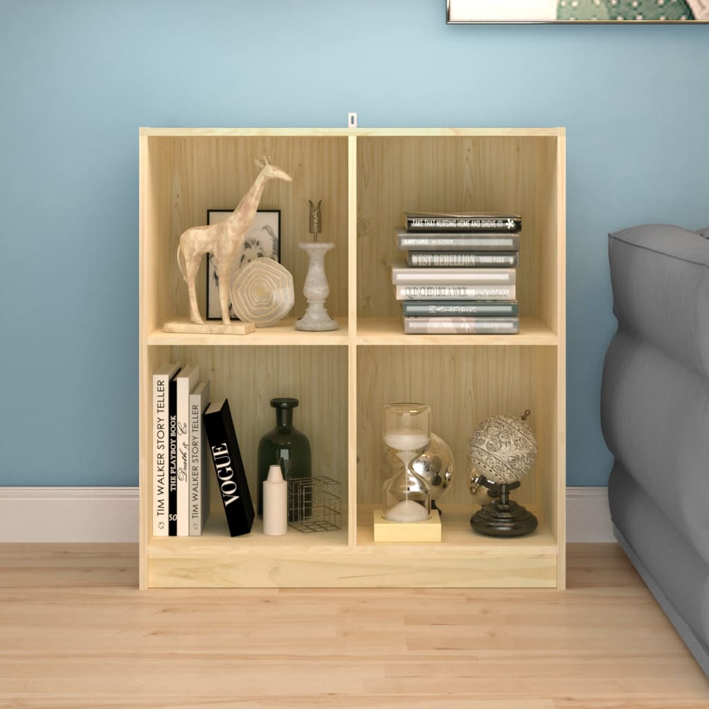 vidaXL Sideboard 70x33x76 cm Massivholz Kiefer