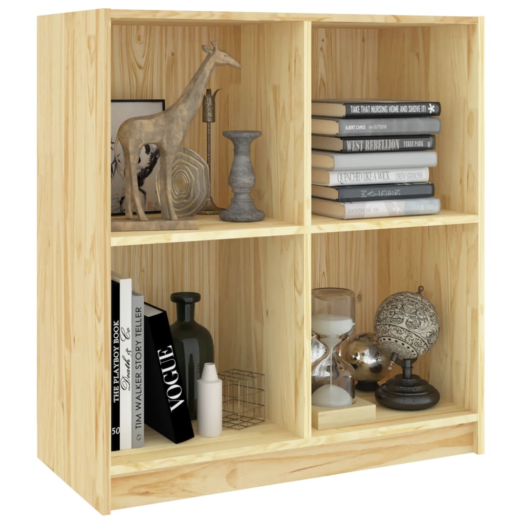 vidaXL Sideboard 70x33x76 cm Massivholz Kiefer