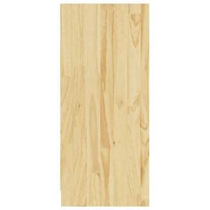 vidaXL Sideboard 70x33x76 cm Massivholz Kiefer