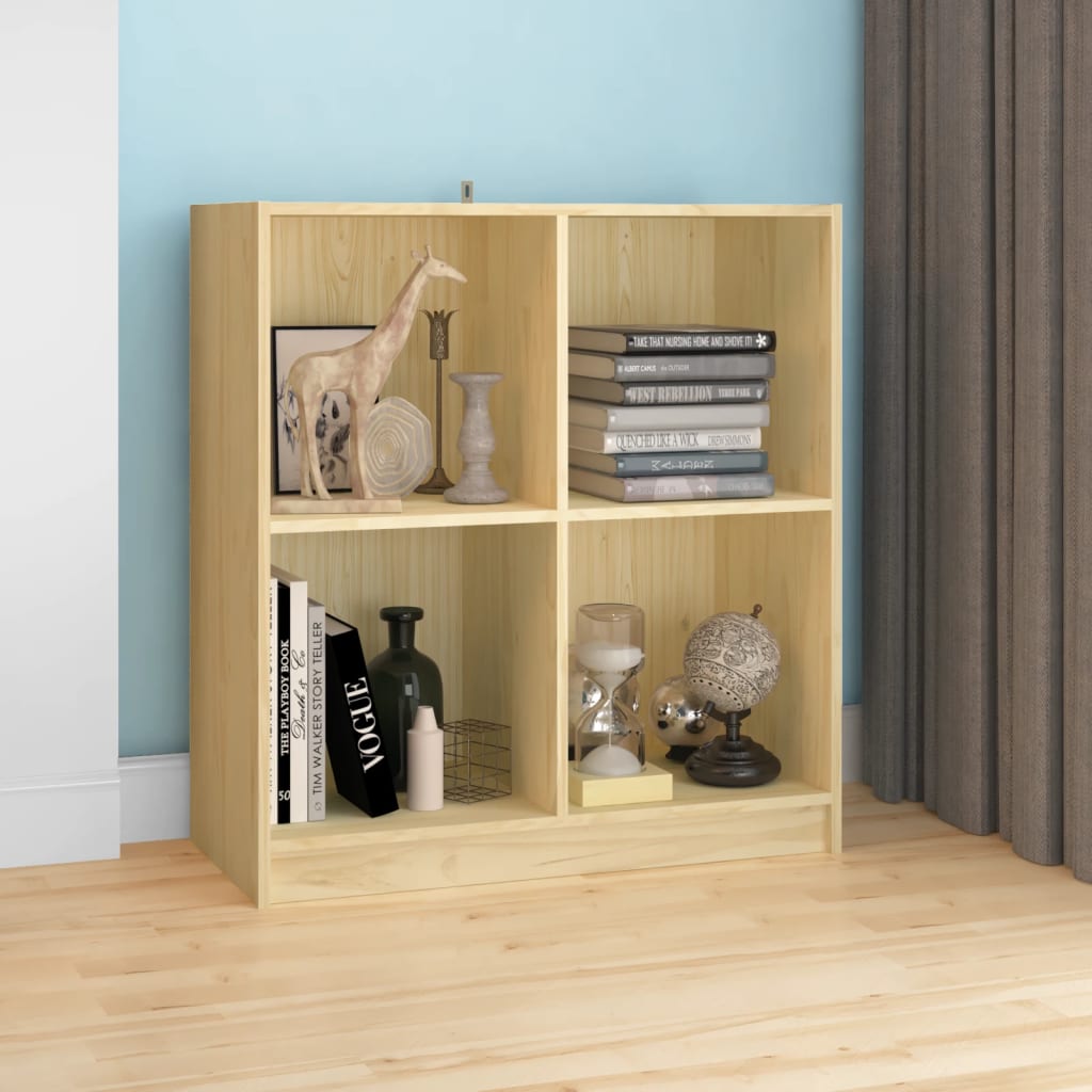 vidaXL Sideboard 70x33x76 cm Massivholz Kiefer