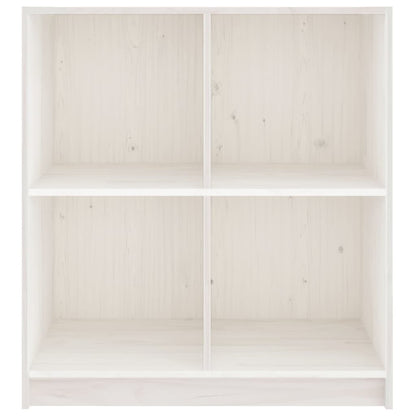 vidaXL Sideboard Weiß 70x33x76 cm Massivholz Kiefer