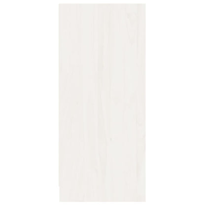 vidaXL Sideboard Weiß 70x33x76 cm Massivholz Kiefer