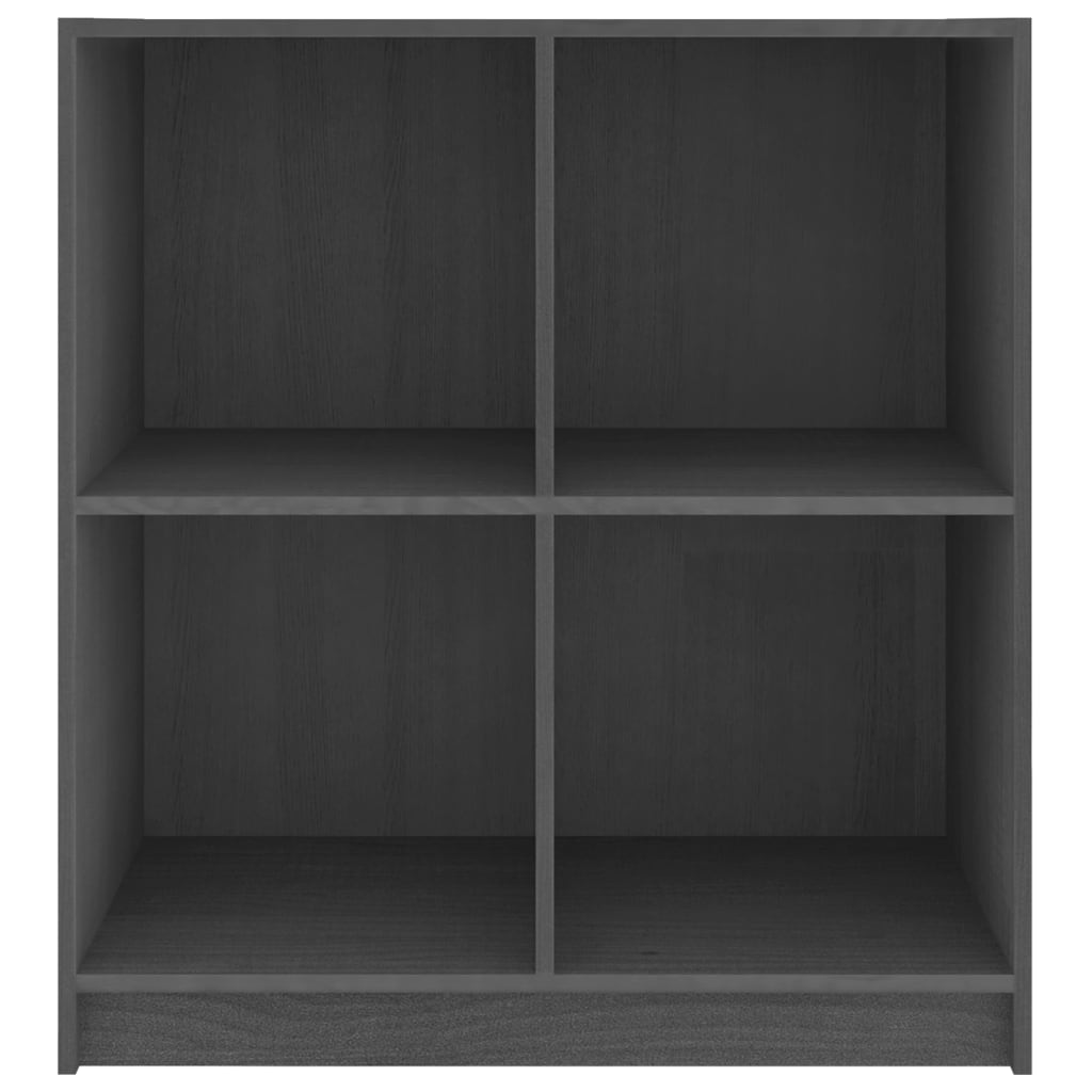 vidaXL Buffet gris 70x33x76 cm Bois de pin massif