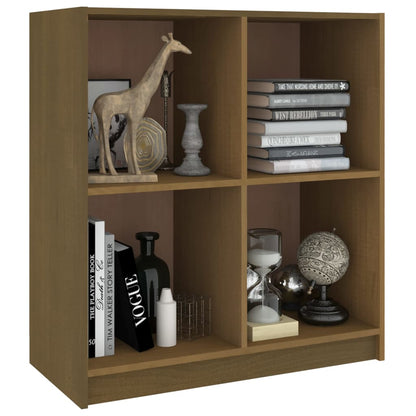 vidaXL Buffet brun miel 70x33x76 cm Bois de pin massif