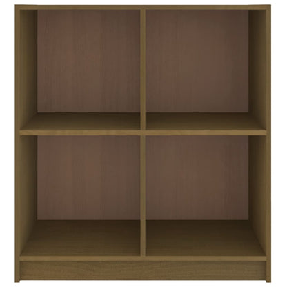 vidaXL Buffet brun miel 70x33x76 cm Bois de pin massif