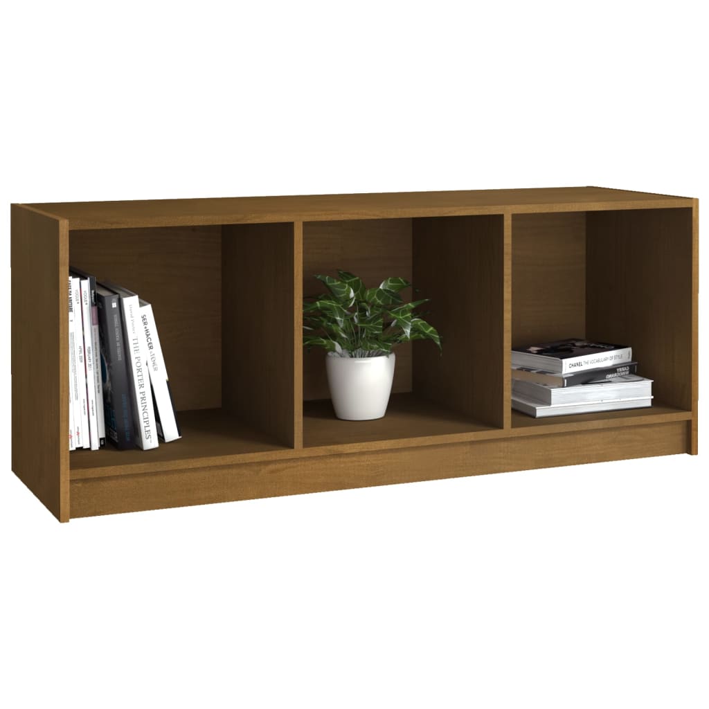 vidaXL TV-Schrank Honigbraun 104x33x41 cm Massivholz Kiefer