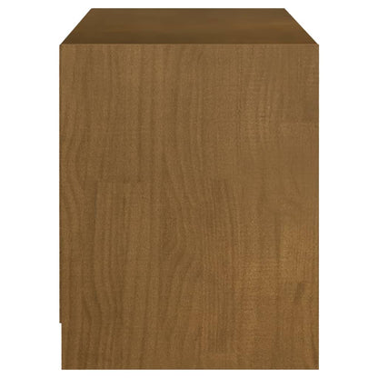 vidaXL TV-Schrank Honigbraun 104x33x41 cm Massivholz Kiefer