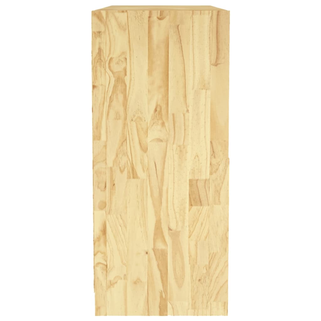 vidaXL Bücherregal 104x33x76 cm Massivholz Kiefer