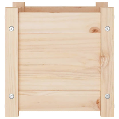 vidaXL Pflanzkübel 2 Stk. 31x31x31 cm Massivholz Kiefer