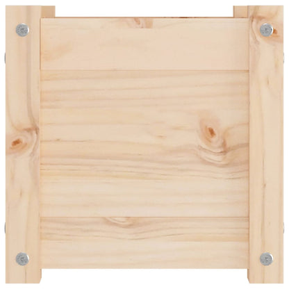 vidaXL Pflanzkübel 2 Stk. 31x31x31 cm Massivholz Kiefer