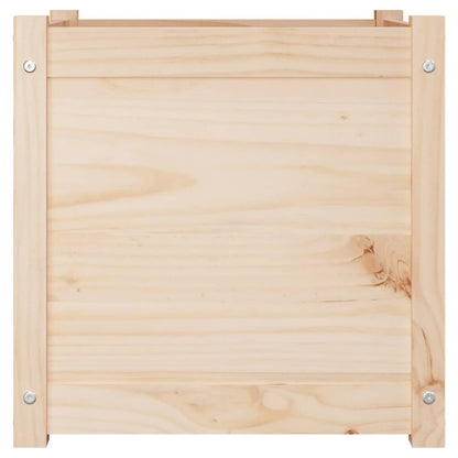 vidaXL Jardinières 2 pcs 50x50x50 cm Bois de pin massif