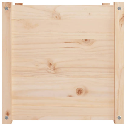 vidaXL Jardinières 2 pcs 50x50x50 cm Bois de pin massif