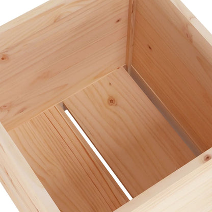 vidaXL Jardinières 2 pcs 50x50x50 cm Bois de pin massif