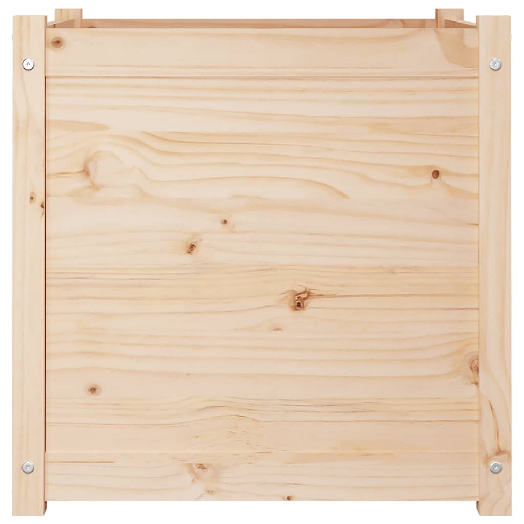 vidaXL Jardinières 2 pcs 60x60x60 cm Bois de pin massif