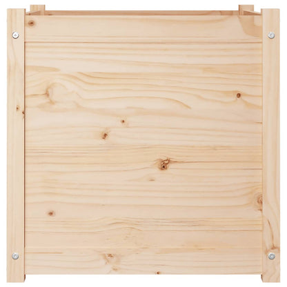 vidaXL Jardinières 2 pcs 60x60x60 cm Bois de pin massif