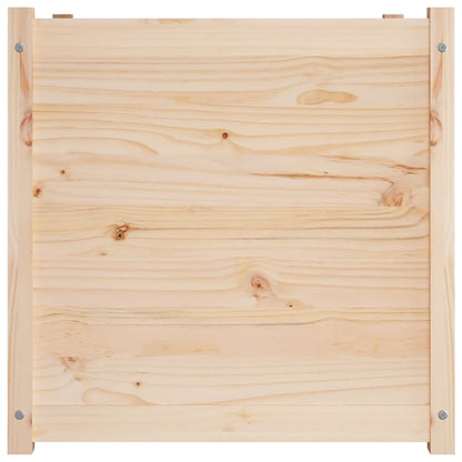 vidaXL Jardinière 70x70x70 cm Bois de pin massif