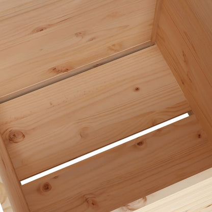 vidaXL Jardinière 70x70x70 cm Bois de pin massif