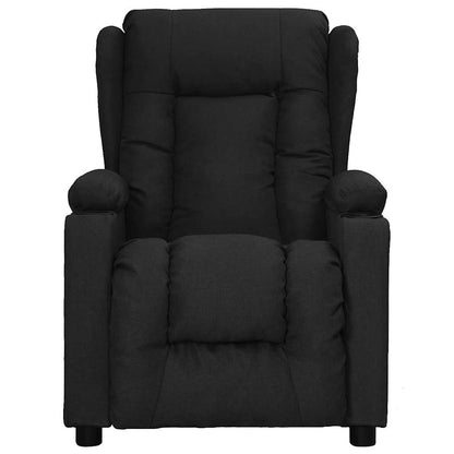 vidaXL Aufstehsessel Schwarz Stoff