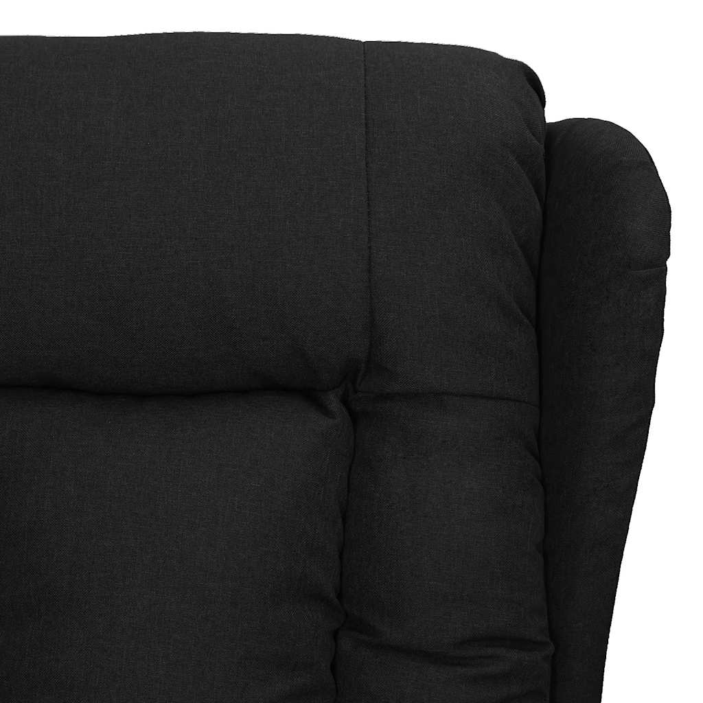 vidaXL Aufstehsessel Schwarz Stoff