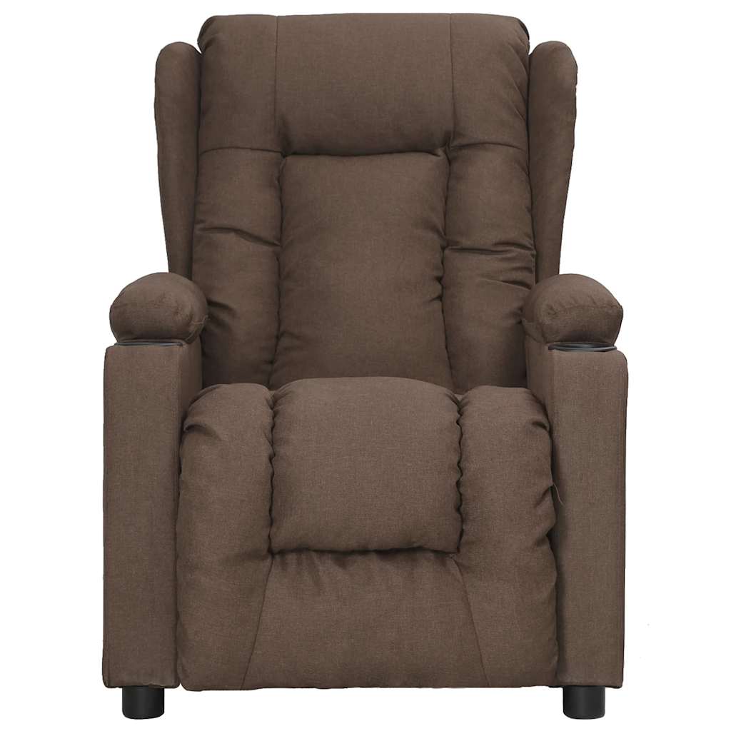vidaXL Aufstehsessel Taupe Stoff