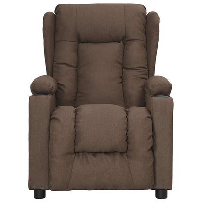 vidaXL Aufstehsessel Taupe Stoff