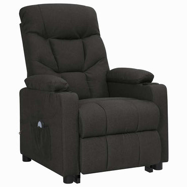 vidaXL Aufstehsessel Schwarz Stoff