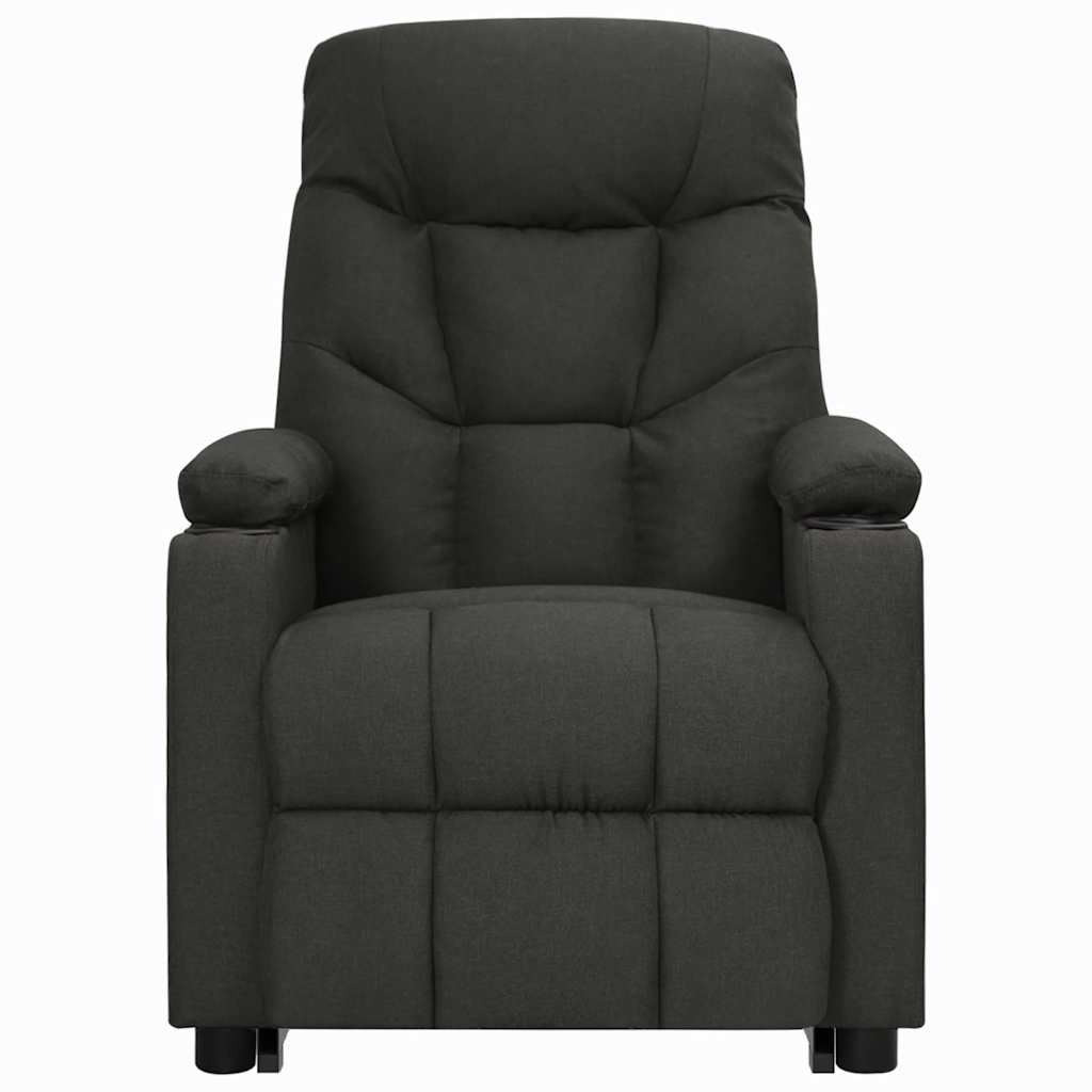 vidaXL Aufstehsessel Schwarz Stoff