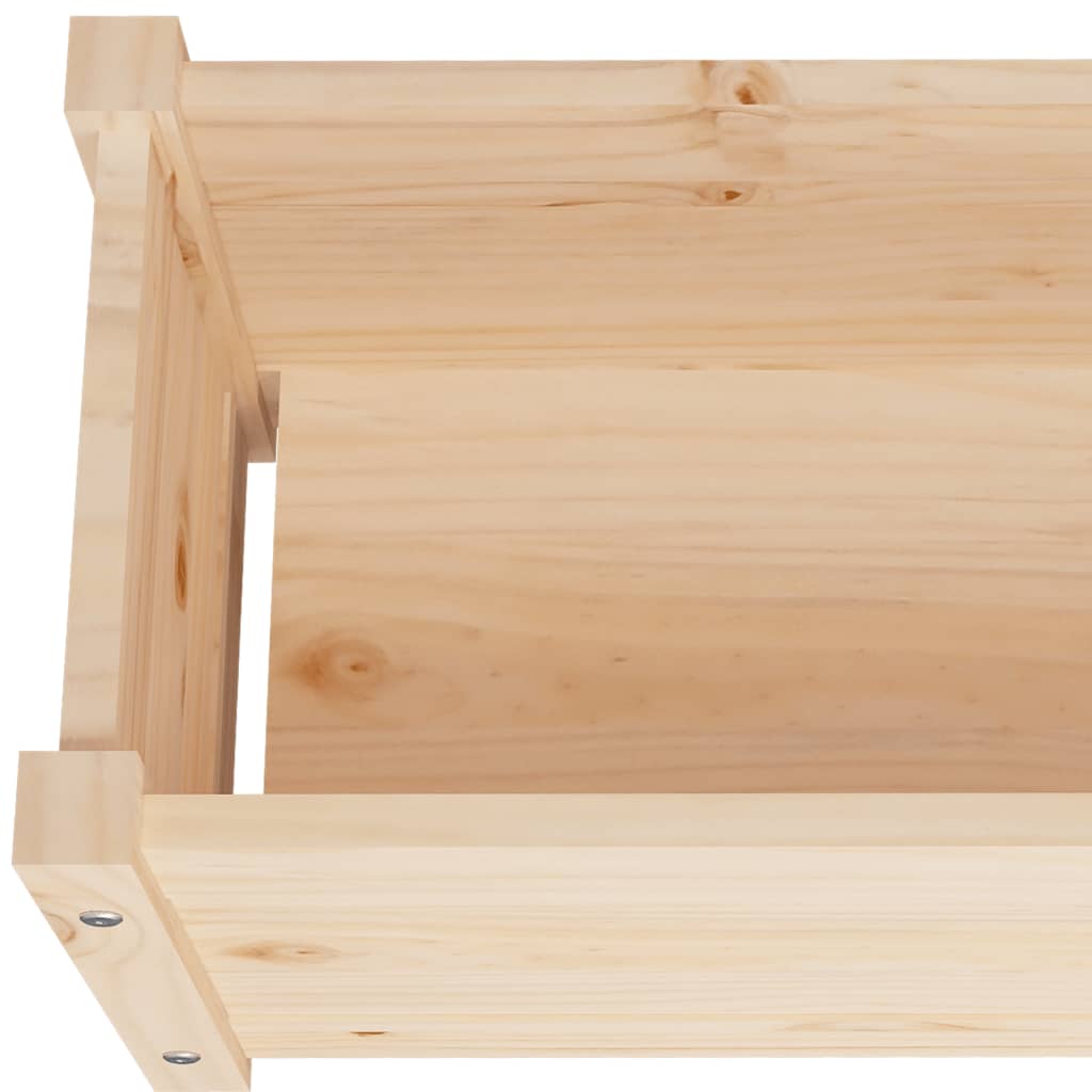 vidaXL Jardinière 60x31x31 cm Bois de pin massif