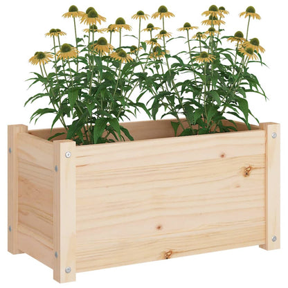 vidaXL Jardinière 60x31x31 cm Bois de pin massif