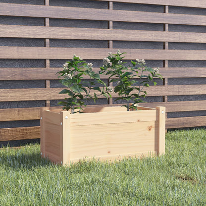 vidaXL Jardinière 60x31x31 cm Bois de pin massif