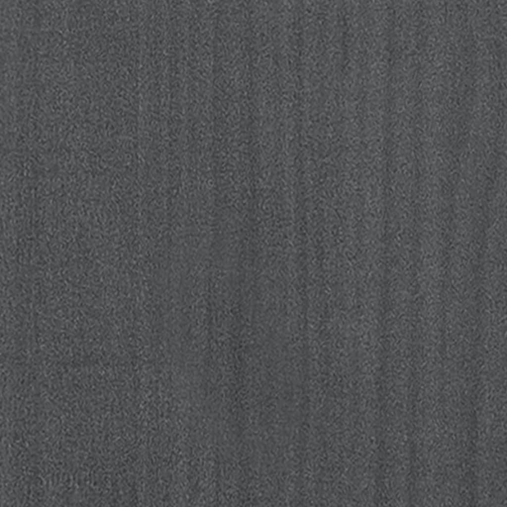 vidaXL Jardinière Gris 60x31x31 cm Bois de pin massif