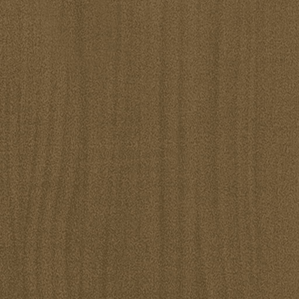 vidaXL Jardinière Bois de Pin Massif Marron Miel 60x31x31 cm