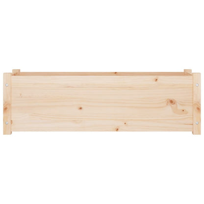 vidaXL Pflanzkübel 2 Stk. 100x31x31 cm Massivholz Kiefer