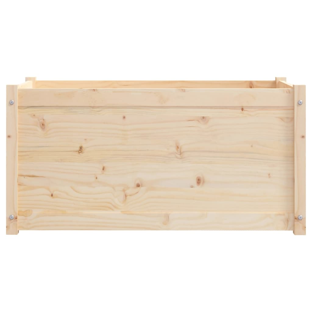 vidaXL Jardinière 100x50x50 cm Bois de pin massif
