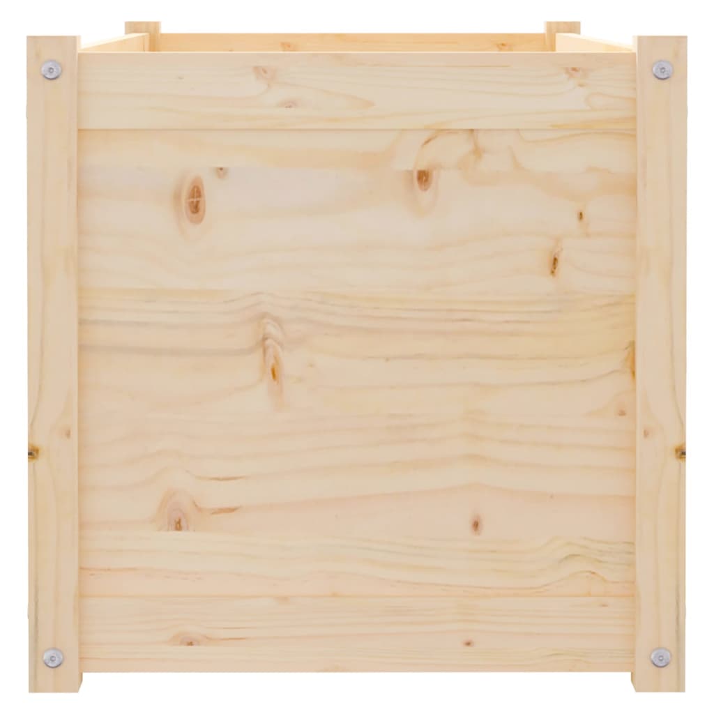 vidaXL Jardinière 100x50x50 cm Bois de pin massif