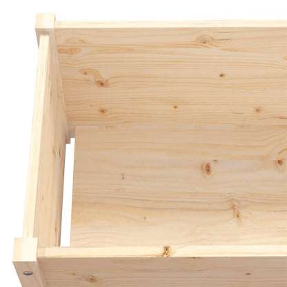 vidaXL Jardinière 100x50x50 cm Bois de pin massif