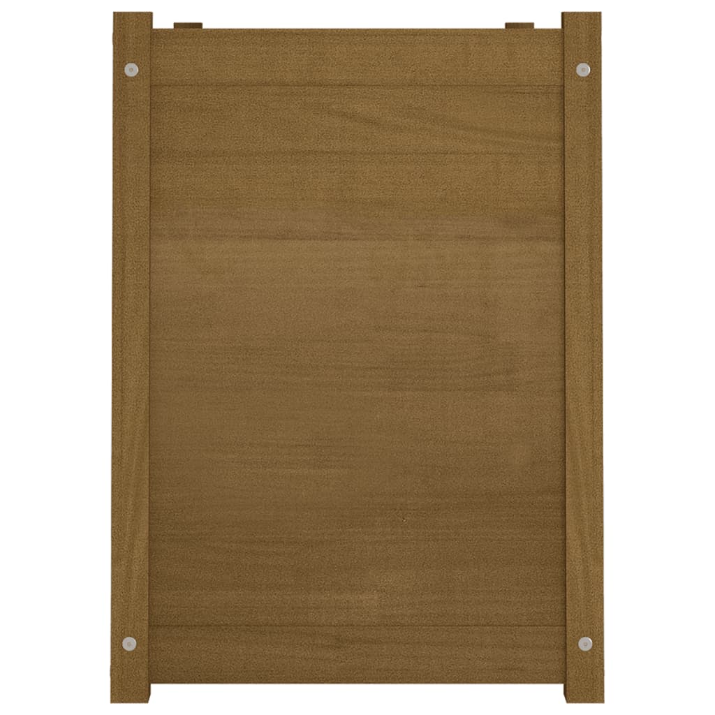 vidaXL Pflanzkübel Honigbraun 100x50x70 cm Massivholz Kiefer